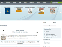 Tablet Screenshot of elpucherodeloscuentos.com